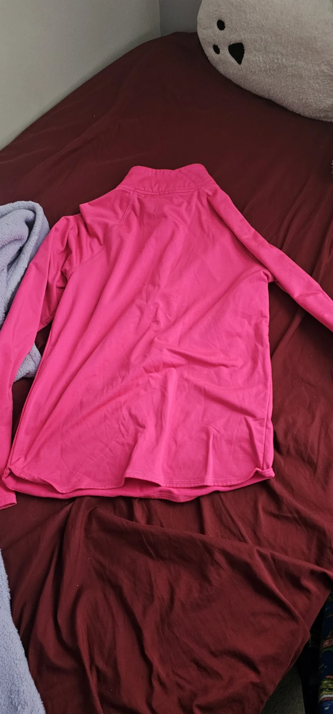 Athletic Works Pink Zip-Up Long Sleeve Top XL (14-16) - photo 2