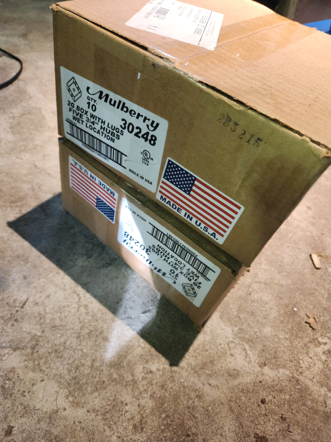 Mulberry 30248 Five 3/4" I.P.S. Holes Outlet Boxes (10-Pack) - photo 3