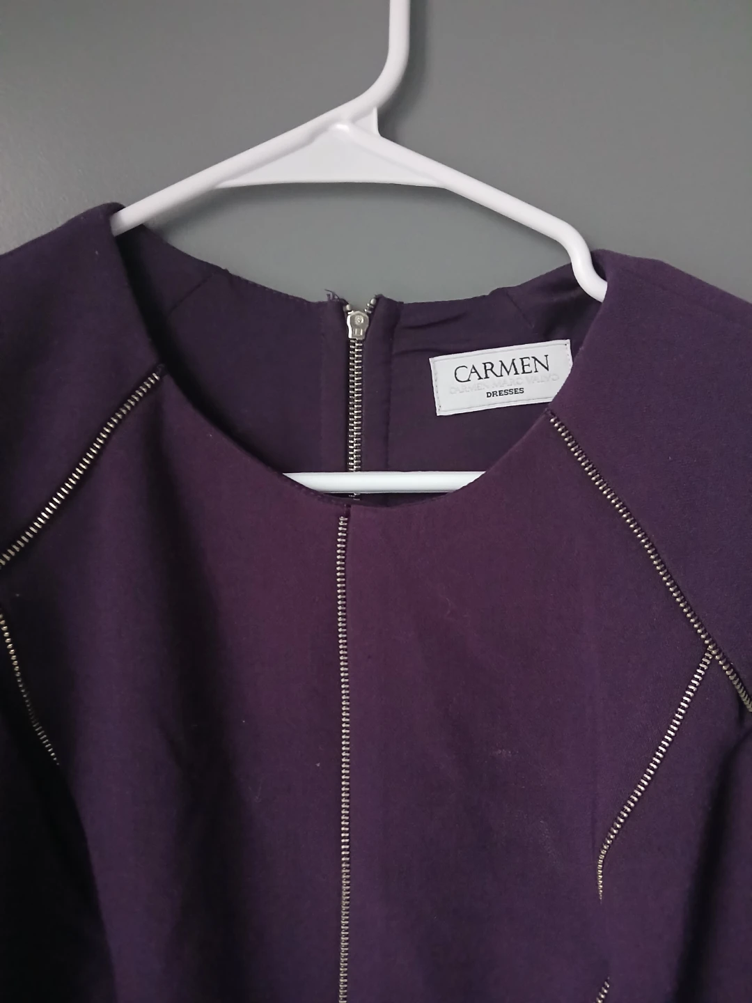 Carmen Purple Sleeveless Sheath Dress - photo 3