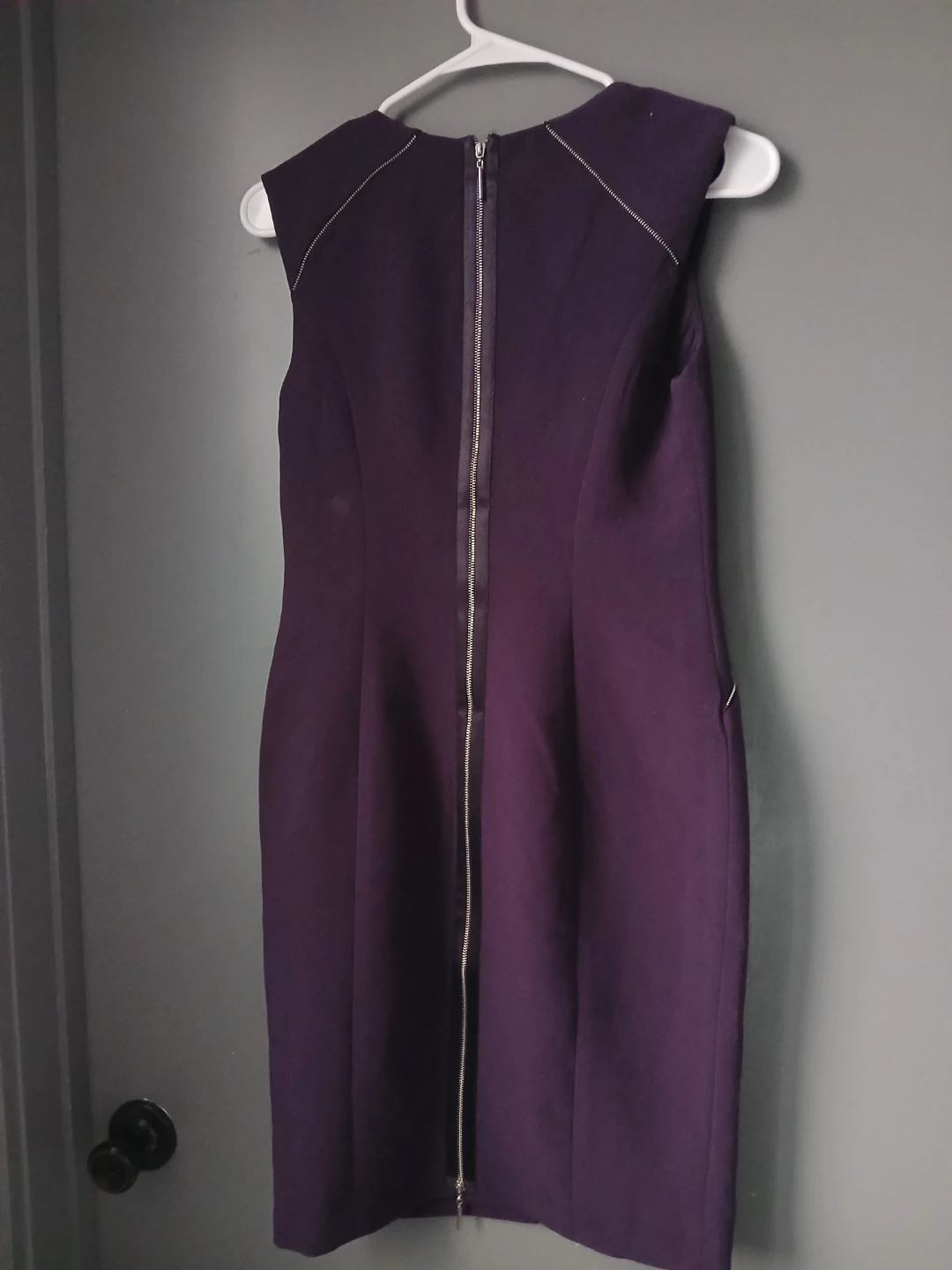 Carmen Purple Sleeveless Sheath Dress - photo 4