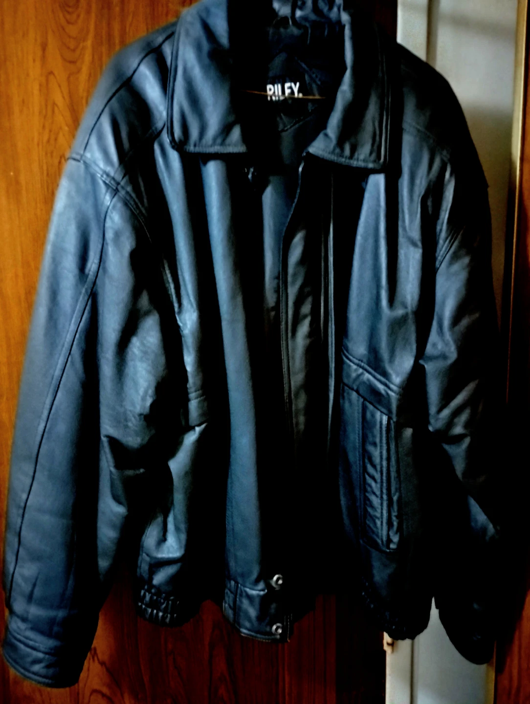 Riley Leather Bomber Jacket - photo 3