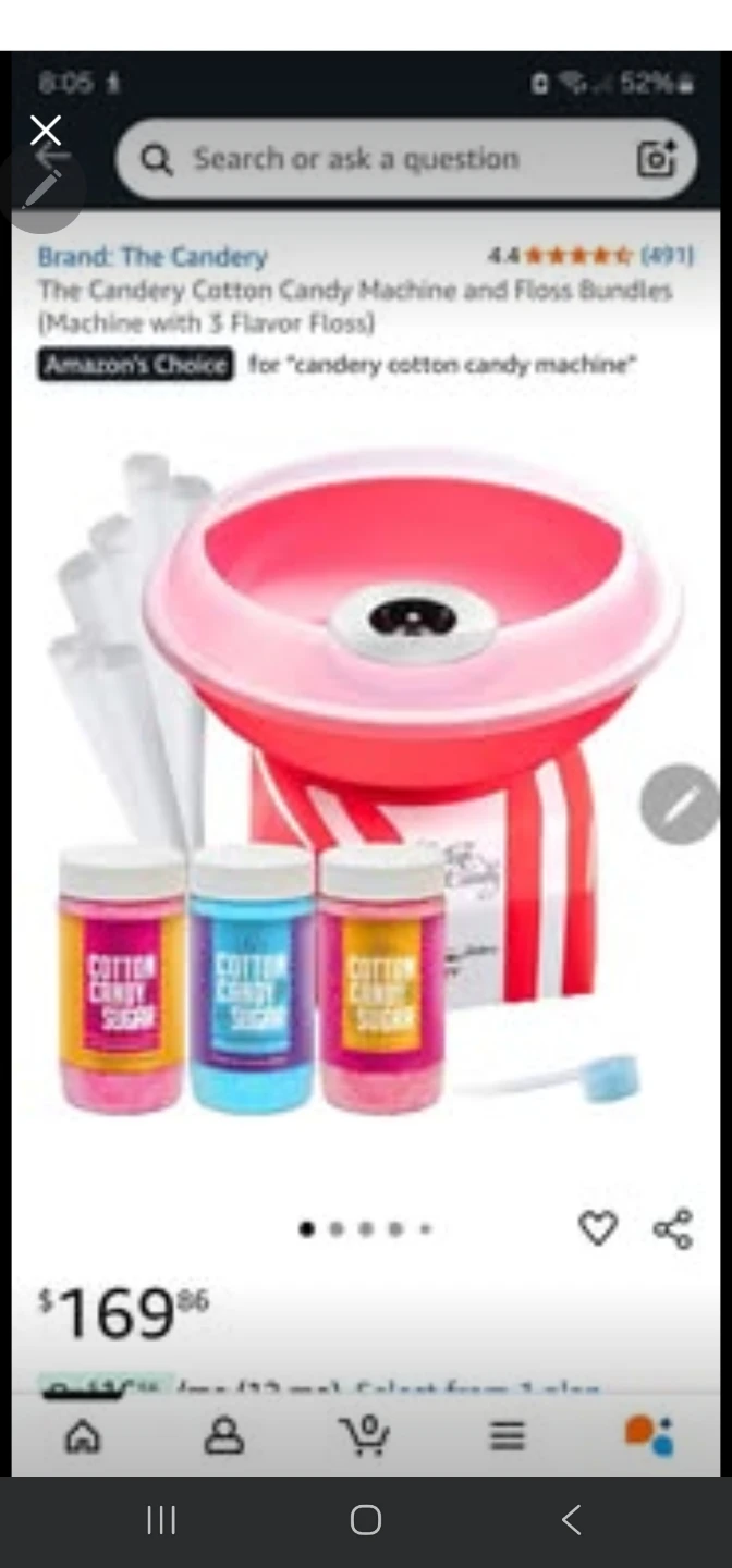 Cotton candy machine