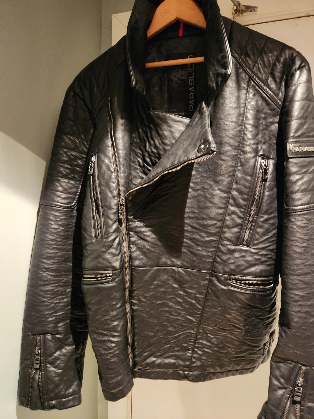 Men's Black Parasuco Biker Jacket  (XL) - photo 3