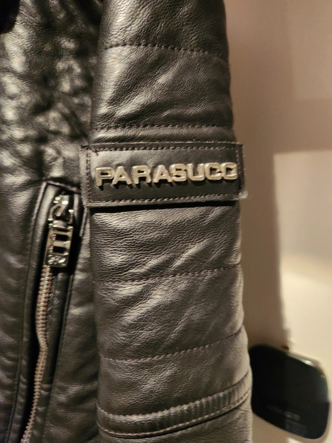 Men's Black Parasuco Biker Jacket  (XL) - photo 4