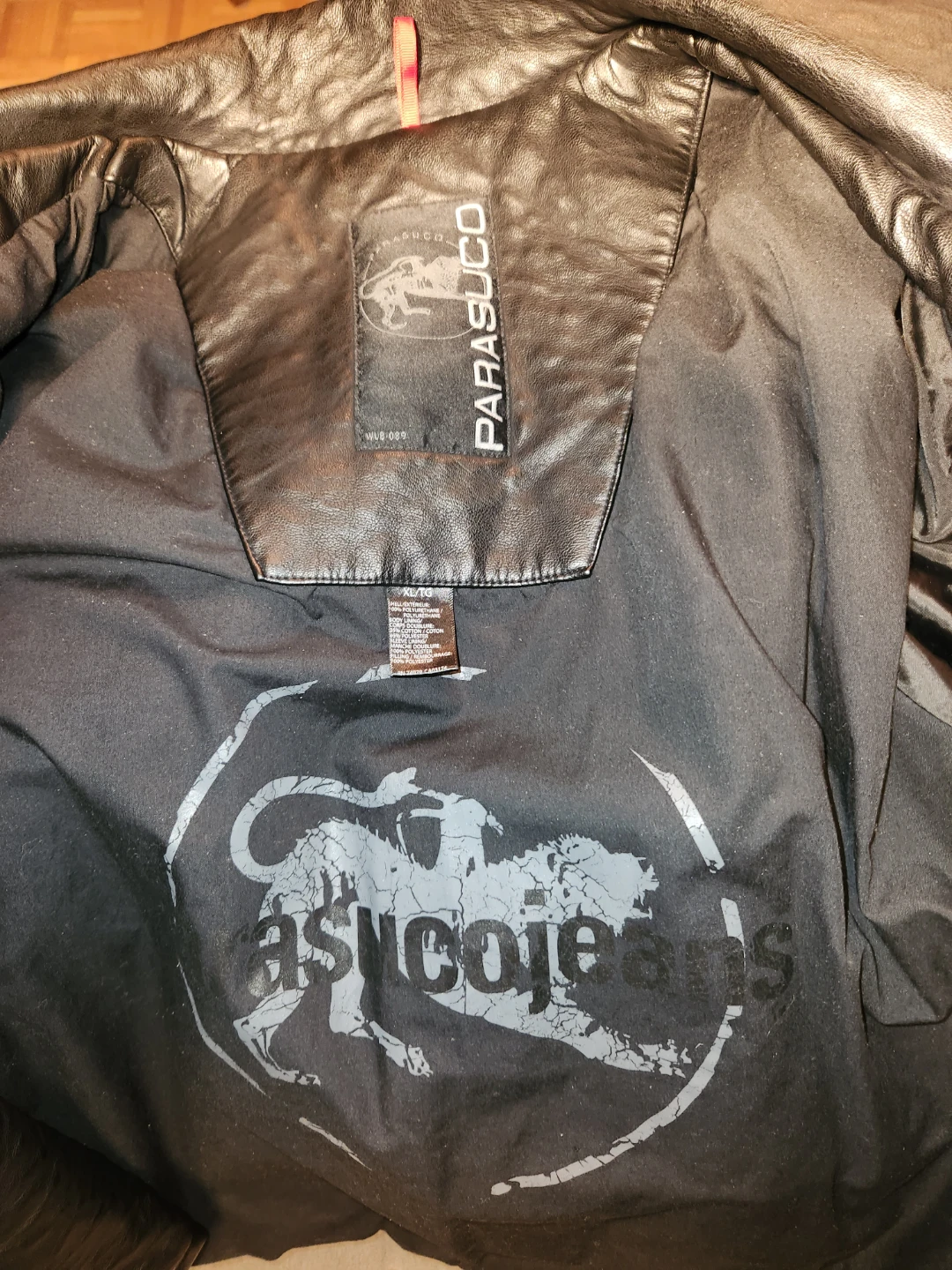 Men's Black Parasuco Biker Jacket  (XL) - photo 5