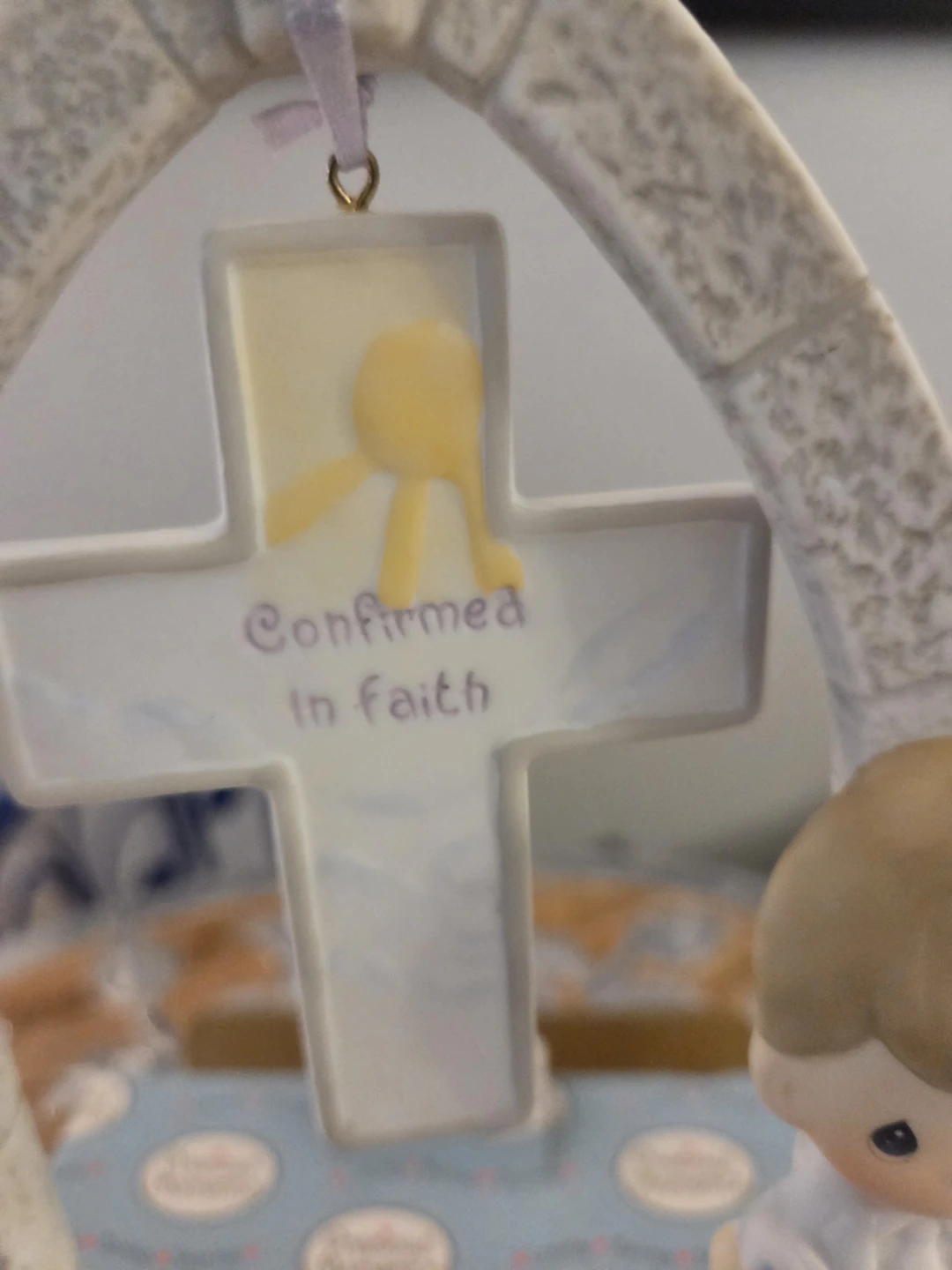 Precious Moments "Confirmed in Faith" Boy/Cross Plaque - photo 4
