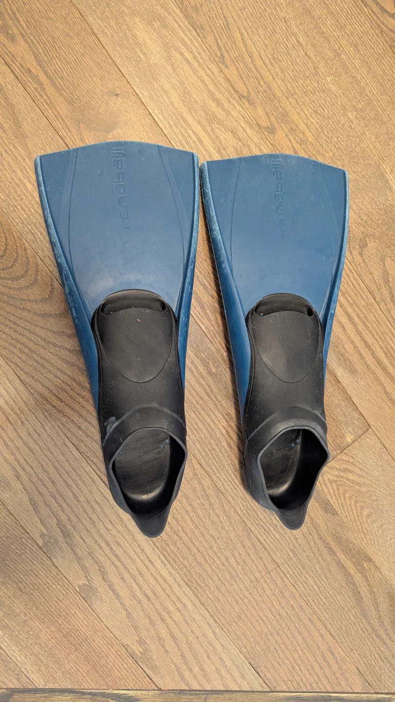 Nabaiji Blue Swim Fins (Kids)
