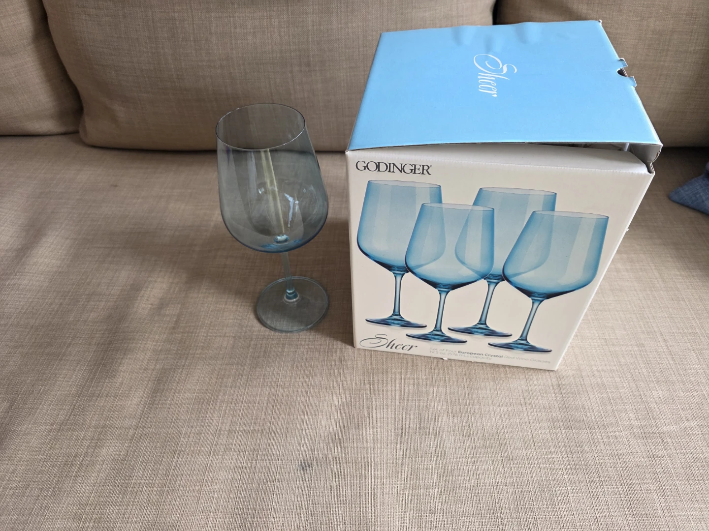 Godinger Sheer - Set of four wine glasses - photo 2