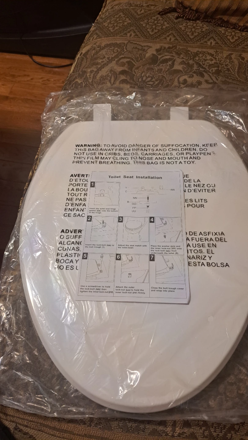 White Toilet Seat