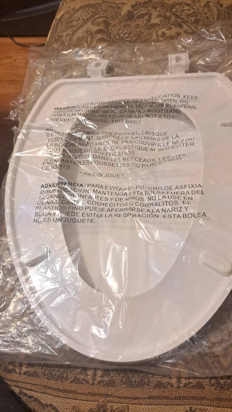 White Toilet Seat - photo 3