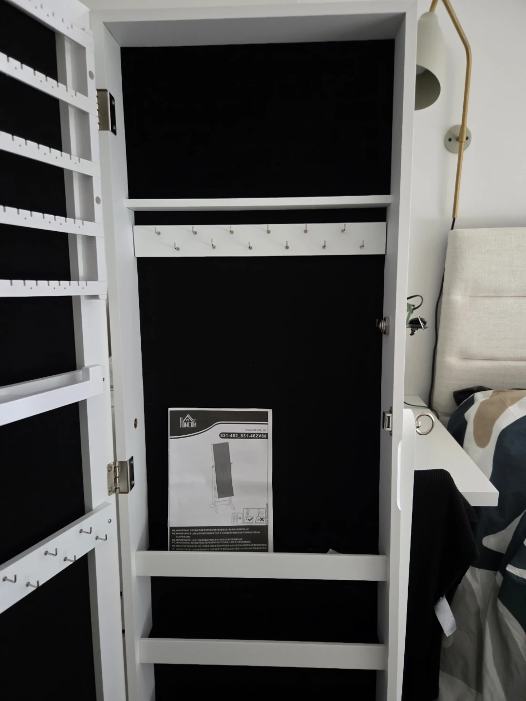 Jewellery Cabinet with Full Mirror - photo 3