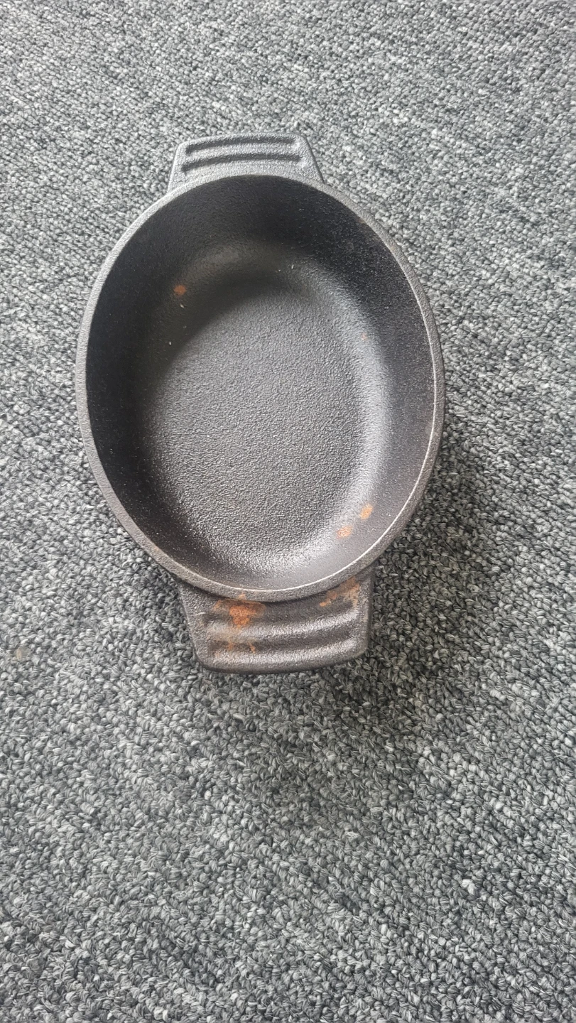 small Cast Iron Mini Pot with Handles