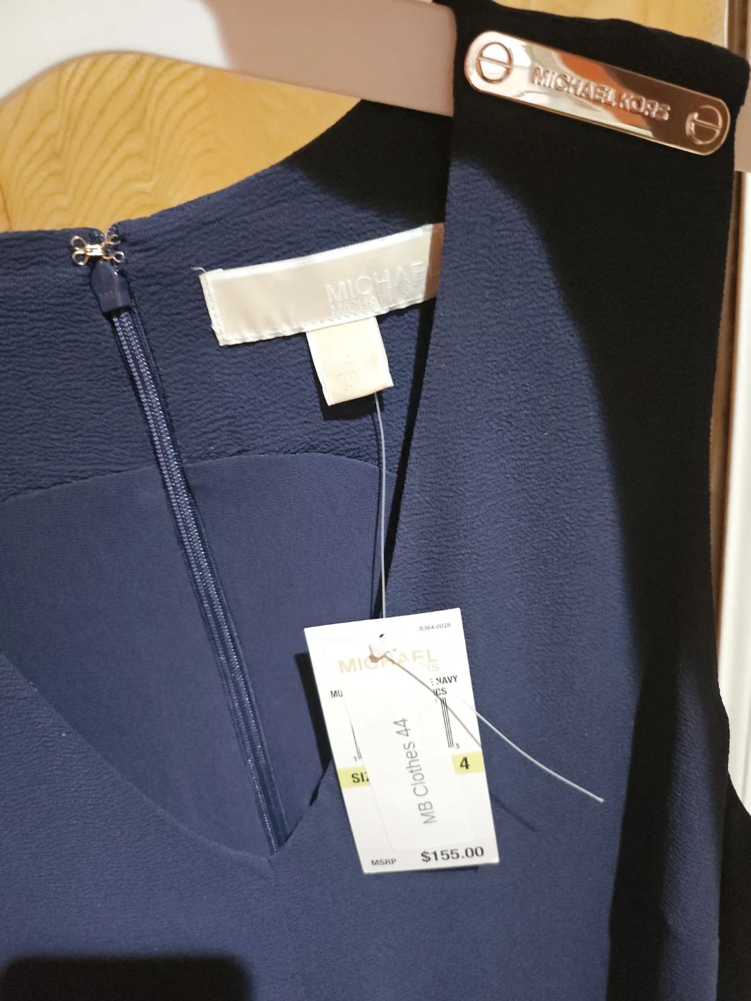 Michael Kors Navy Jumpsuit Size 4 - photo 3