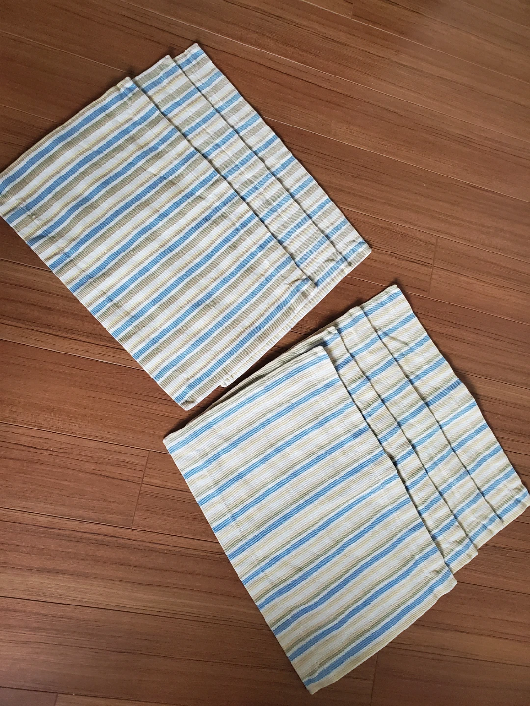 Set of 6 Striped Placemats