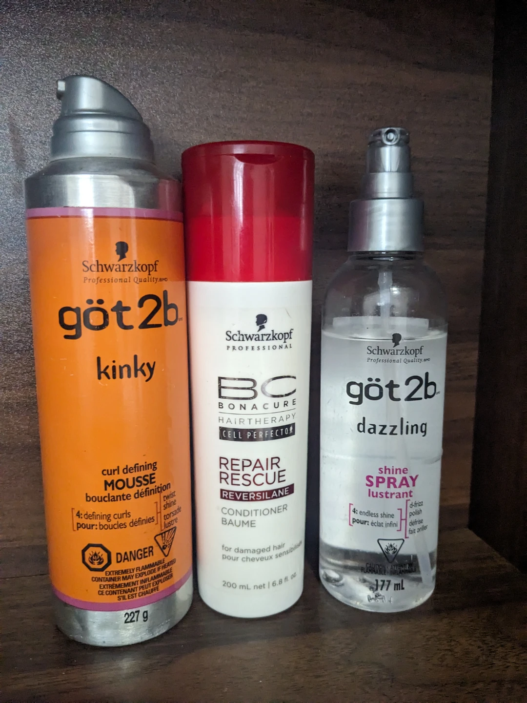 Schwarzkopf hair product bundle