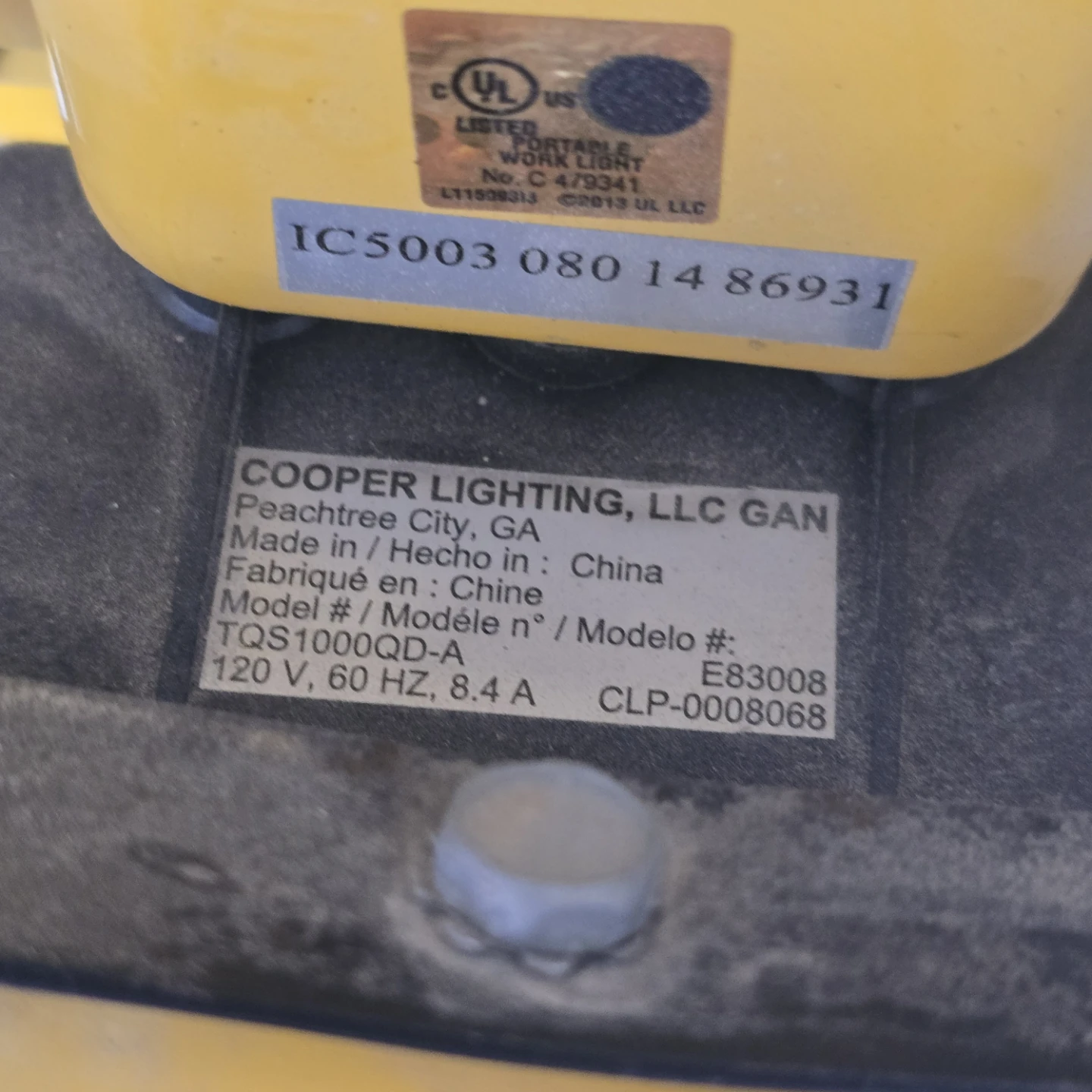 HALO Cooper Lighting TQS1000QD Stand Light Twin Yellow - photo 3