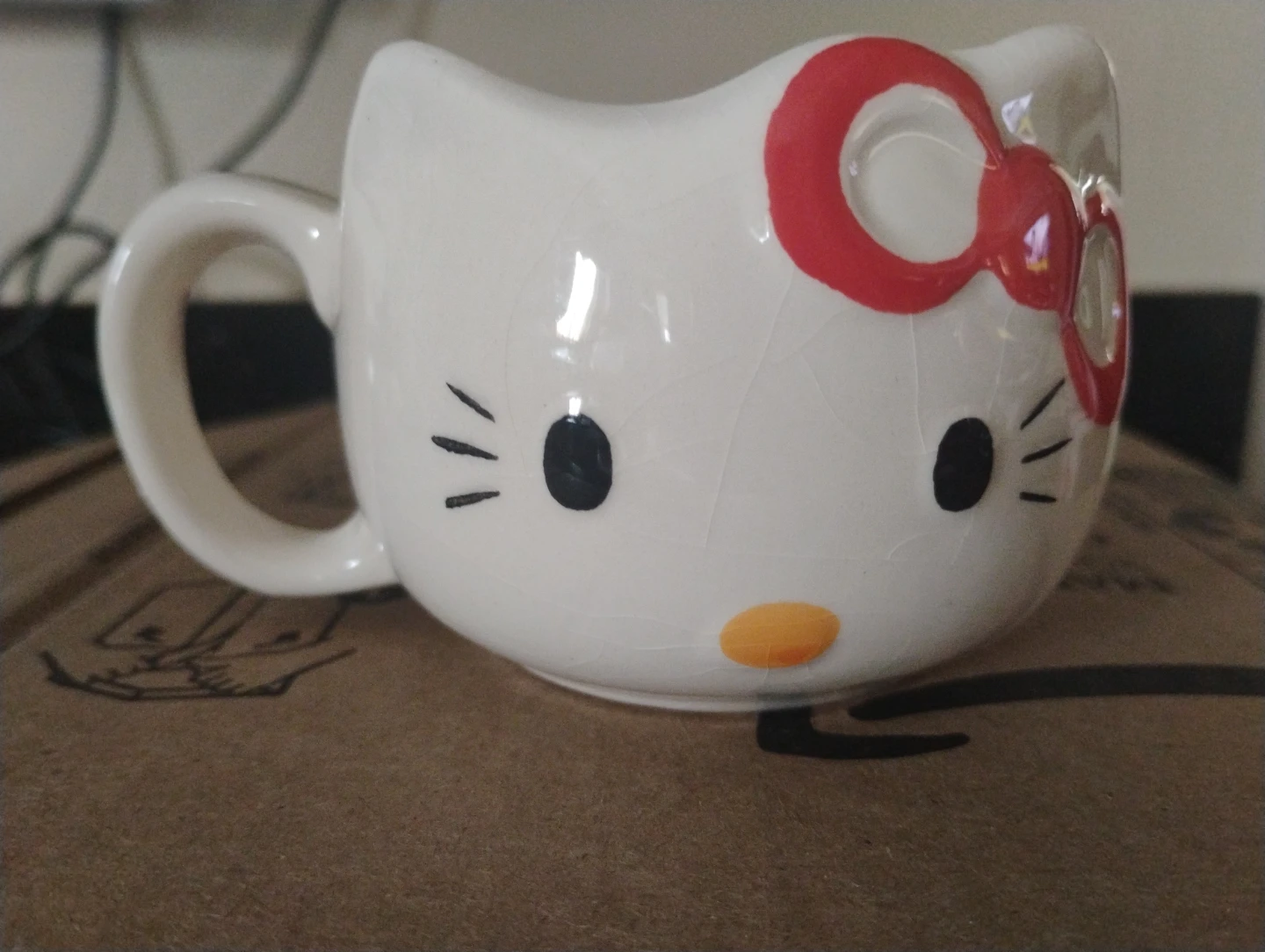 Set of 4 White Hello Kitty Ceramic Mugs - photo 5