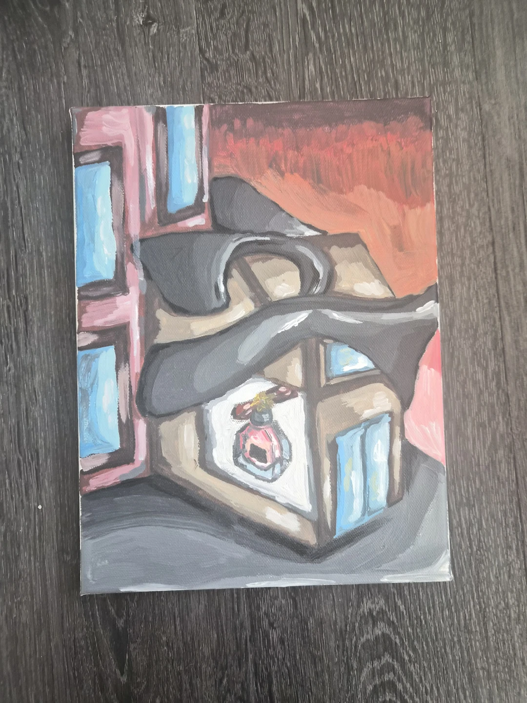Abstract Painting on Canvas