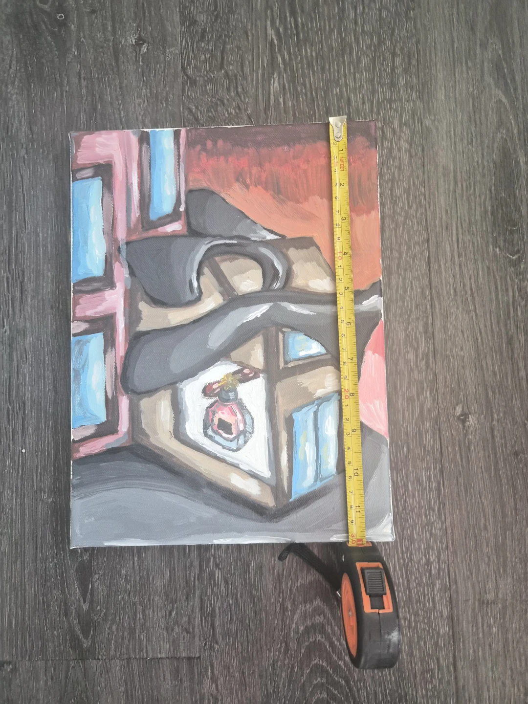 Abstract Painting on Canvas - photo 3