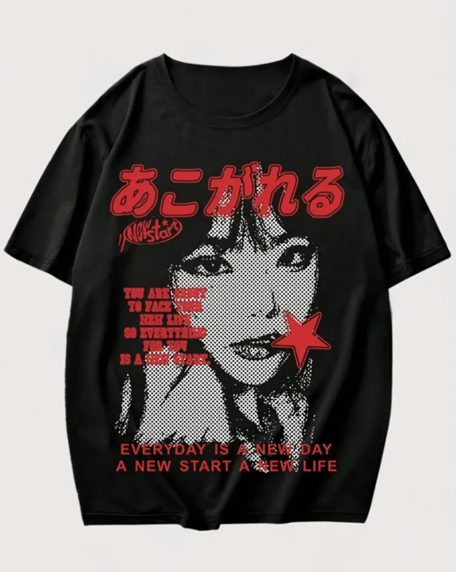 Black Graphic T-Shirt