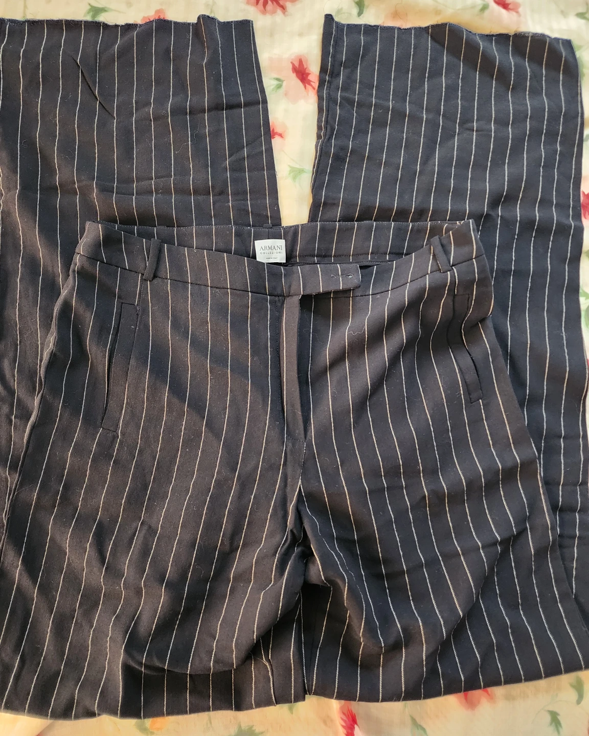 Armani Collezioni Pinstripe Pants - photo 3