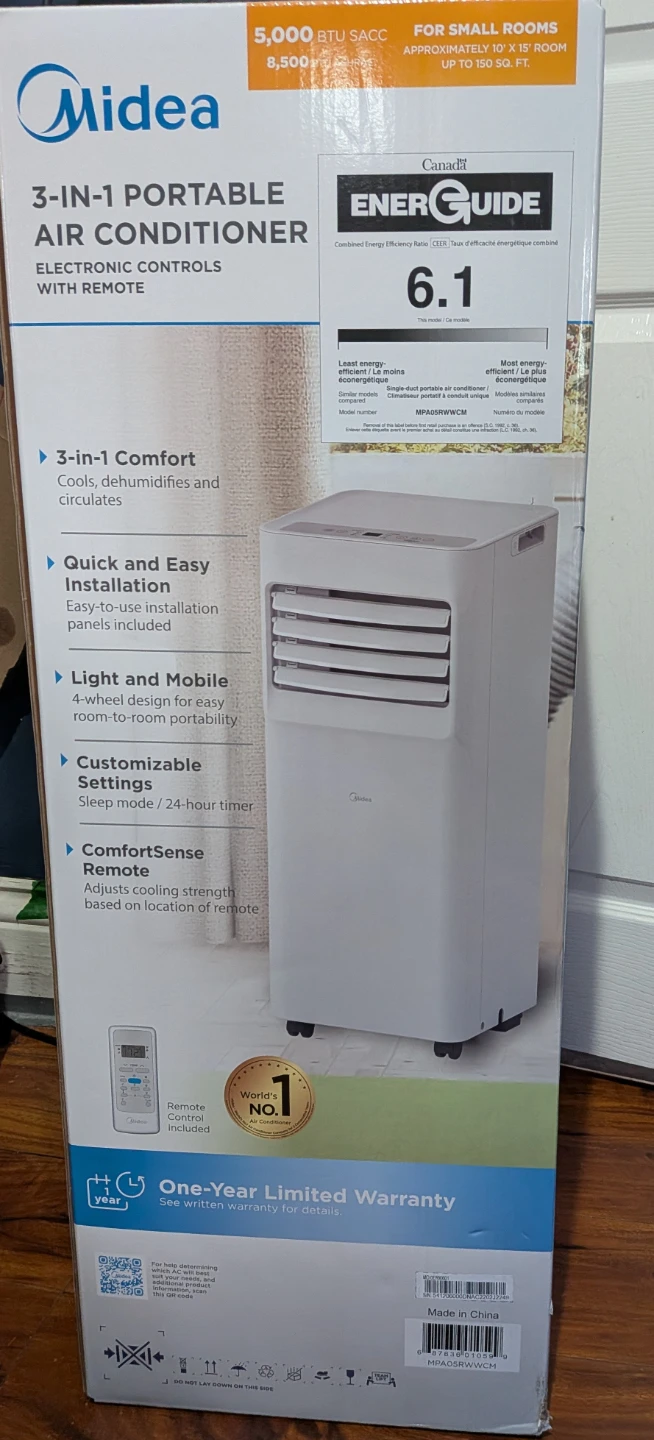 Midea 3-in-1 Portable Air Conditioner