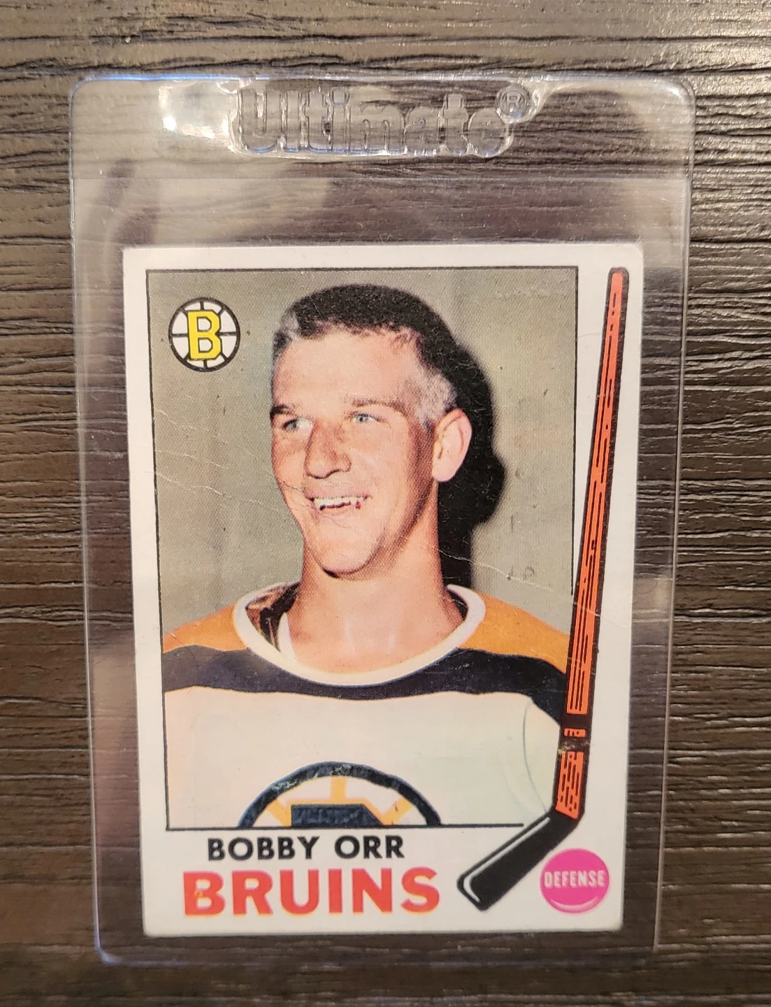 Vintage Bobby Orr 1969-70 Bruins Hockey Card