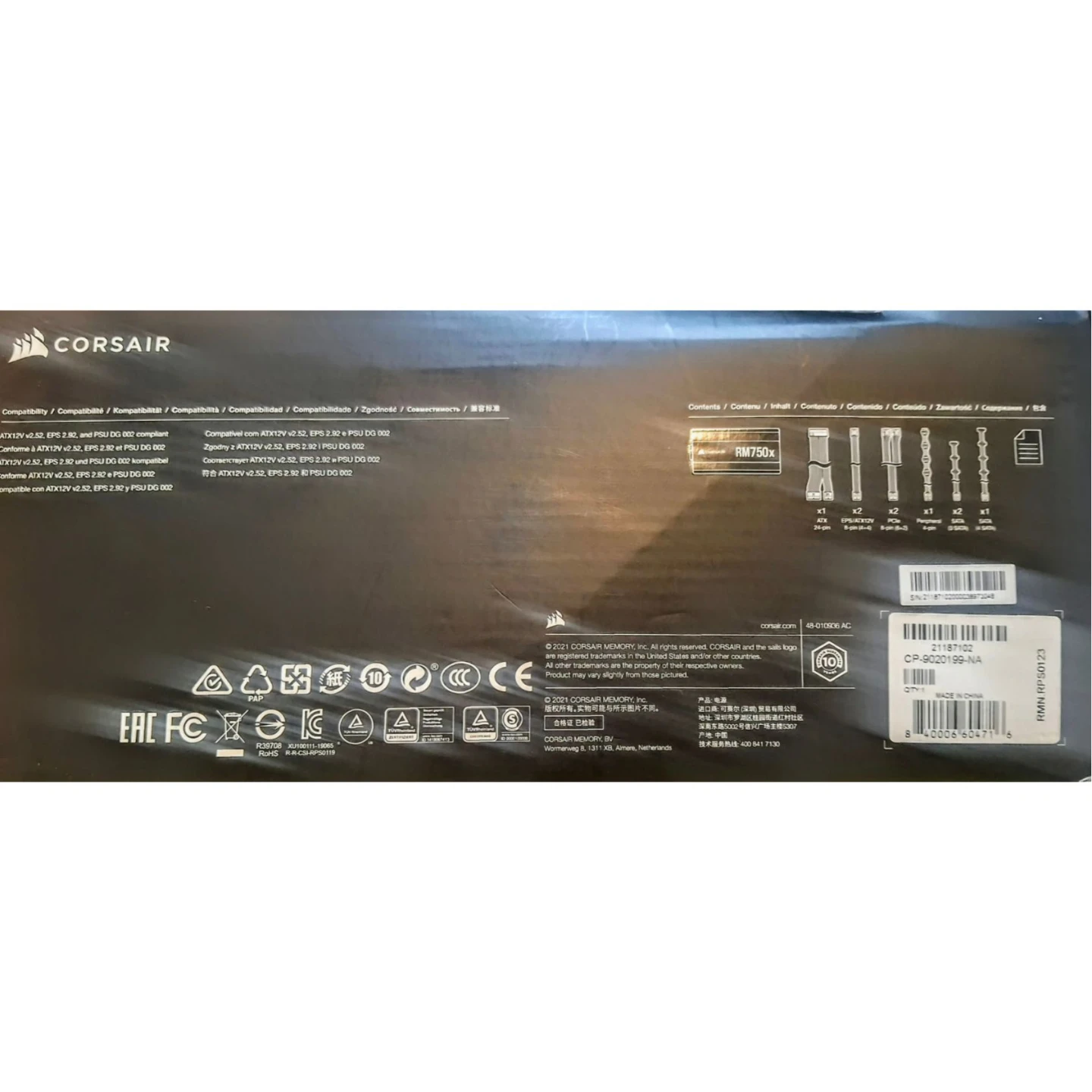 BRAND NEW Corsair RM750x ATX Power Supply Unit - photo 4