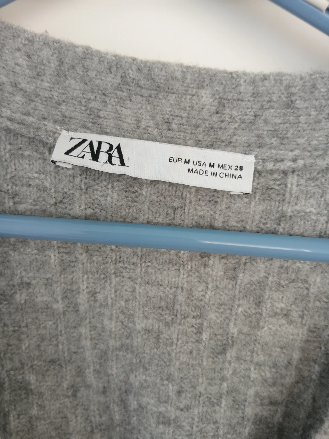 Zara Grey Cardigan Sweater Size M - photo 2