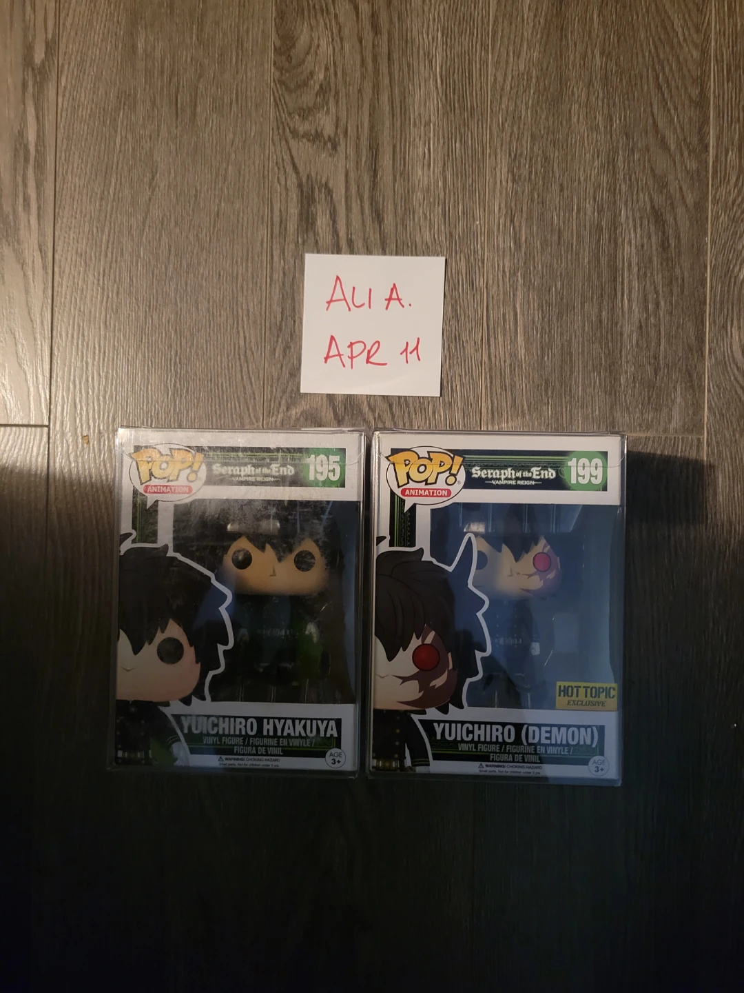 Seraph of the End Yuichiro Hyakuya & Demon Yuichiro funko pops