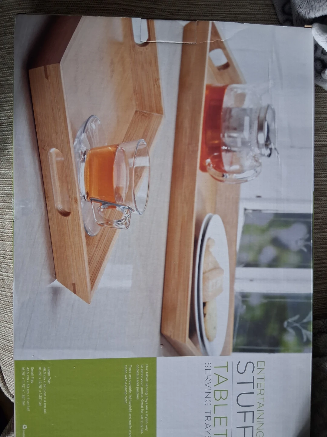 Entertaining Stuff Tablet Serving Trays (Set of 2)