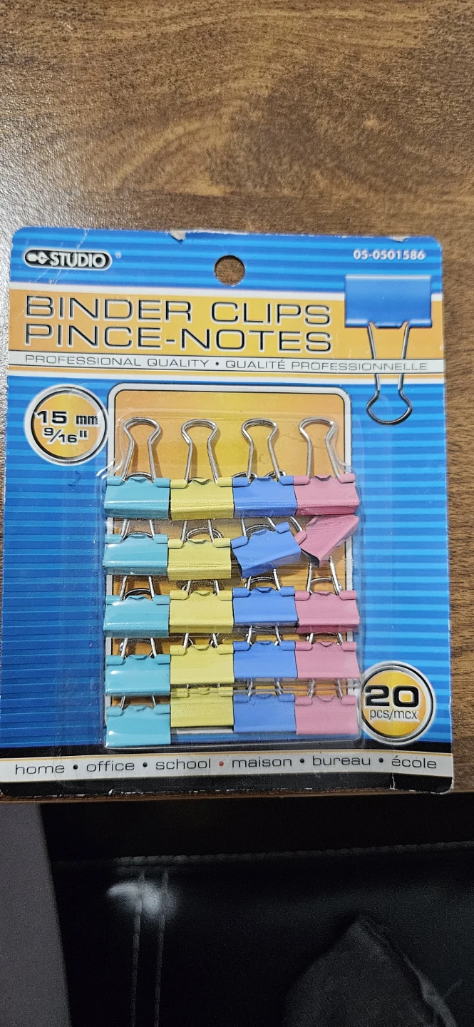 [ NEW ] Studio Binder Clips - 20 Pack