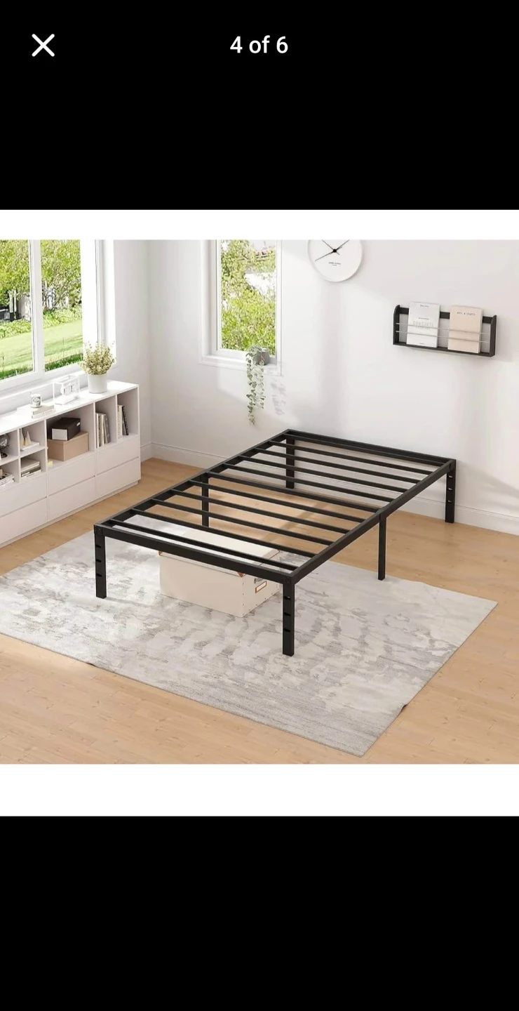 Twin Size Metal Bed Frame - photo 4