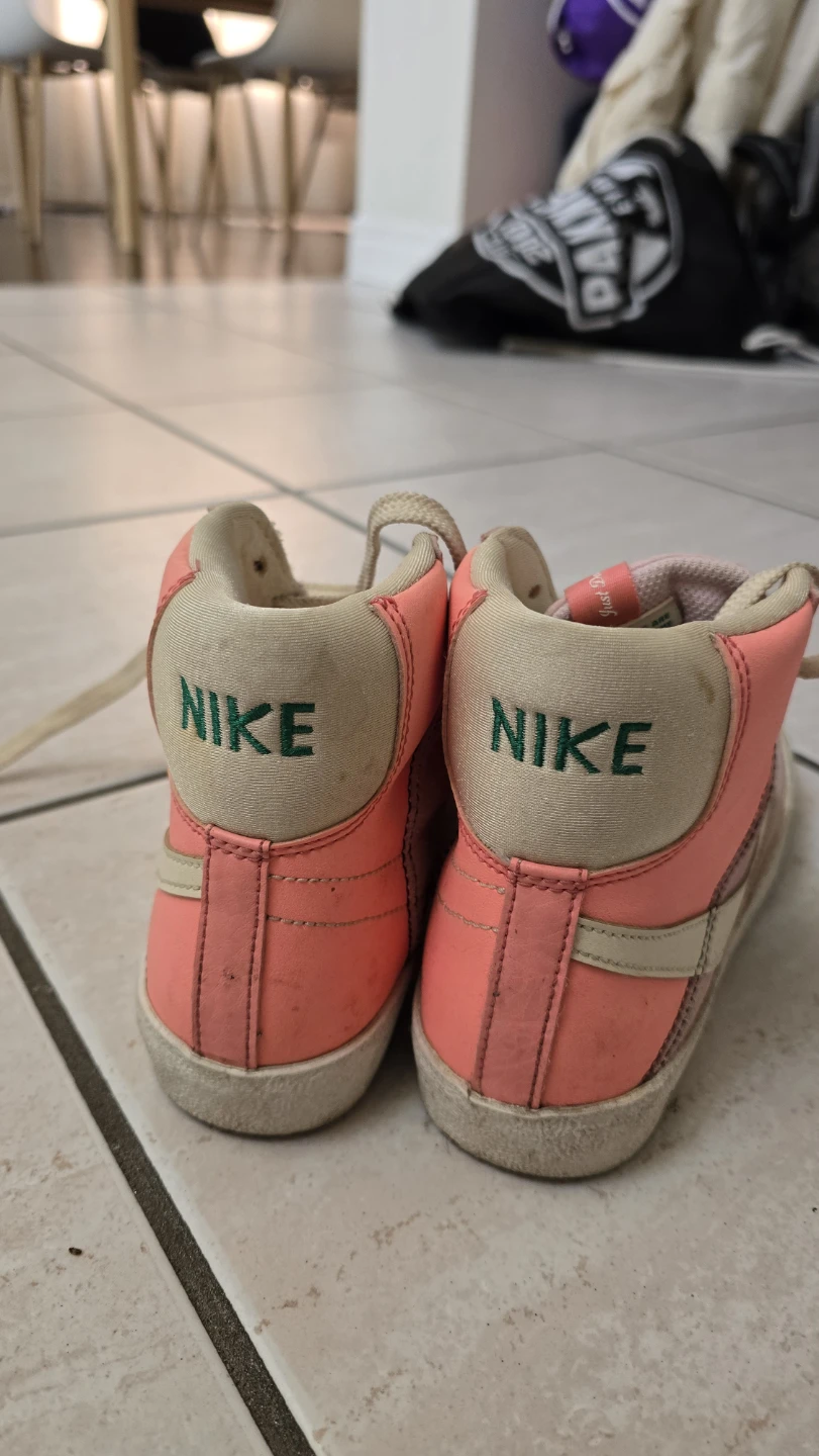 Nike Blazer Mid Kids Shoes Pink Size 4Y - photo 3