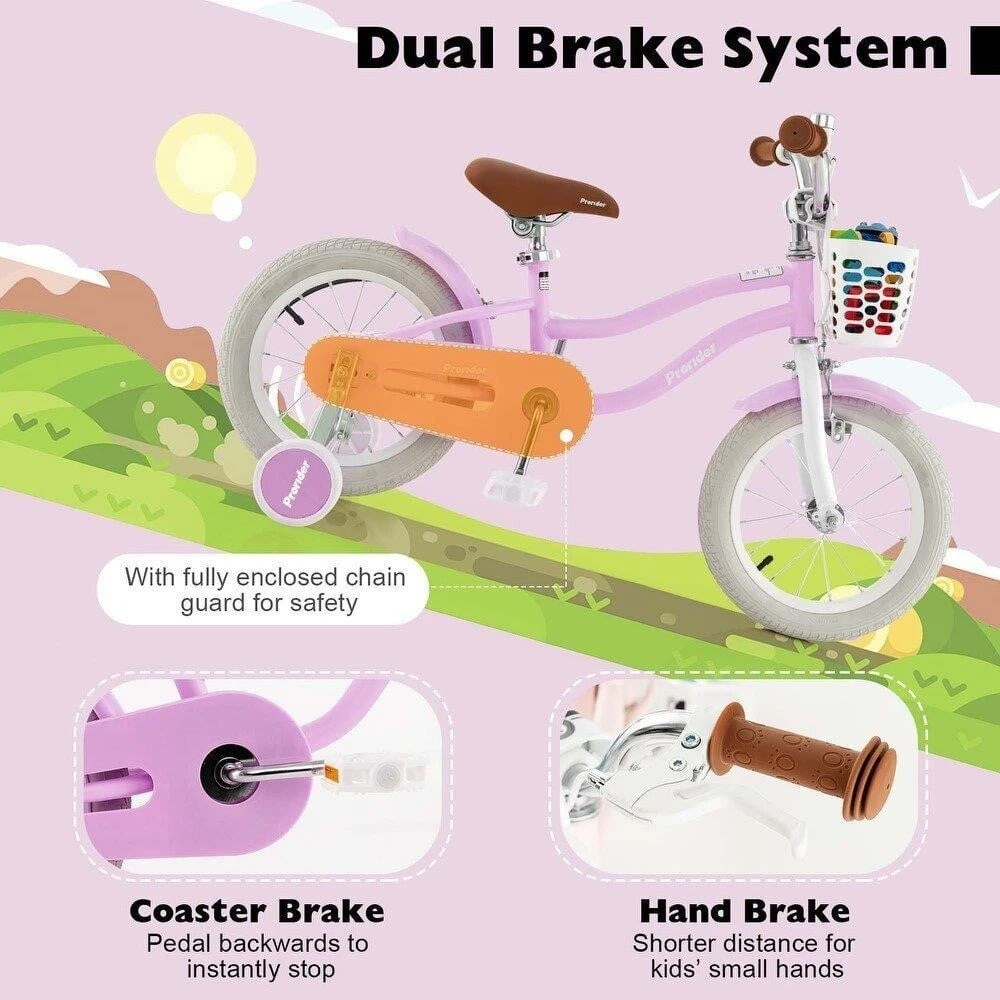 Brand New-> children Bike 14" Pink with Training Wheels - photo 4