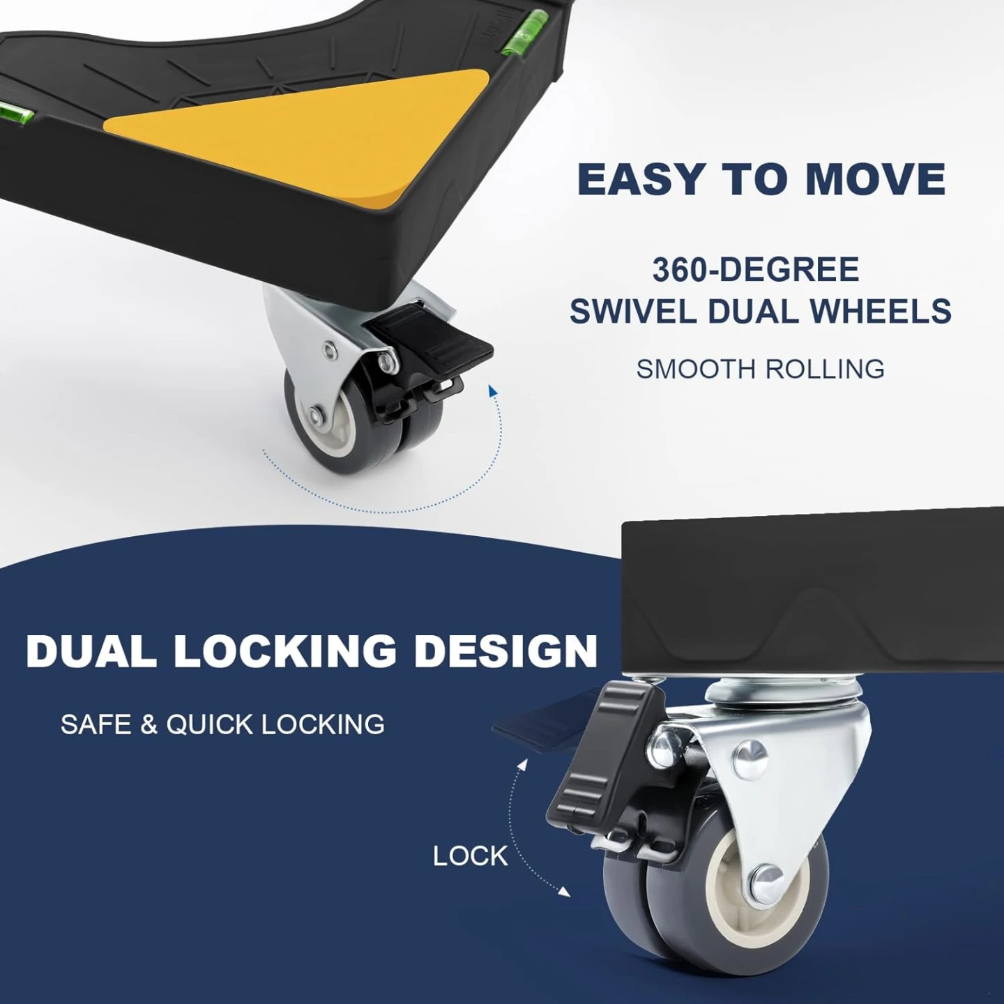 BNIB - WEIBIDA Mobile Roller with 4 Locking Wheels - photo 4