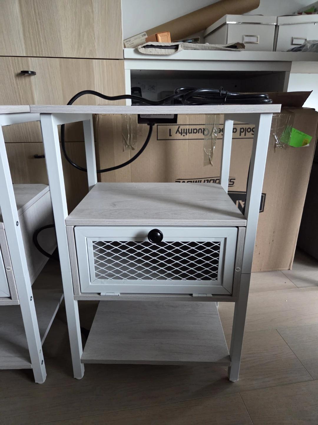2 bedroom night stands with charging station - photo 3