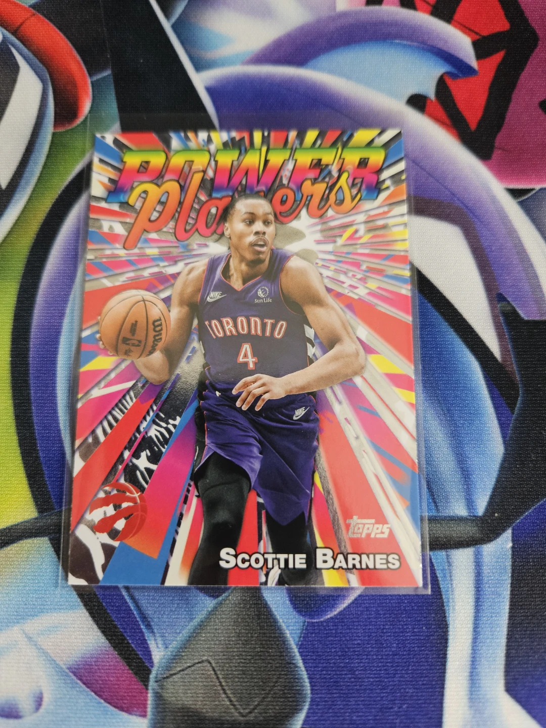 Scottie Barnes Topps Power Players Basketball Card