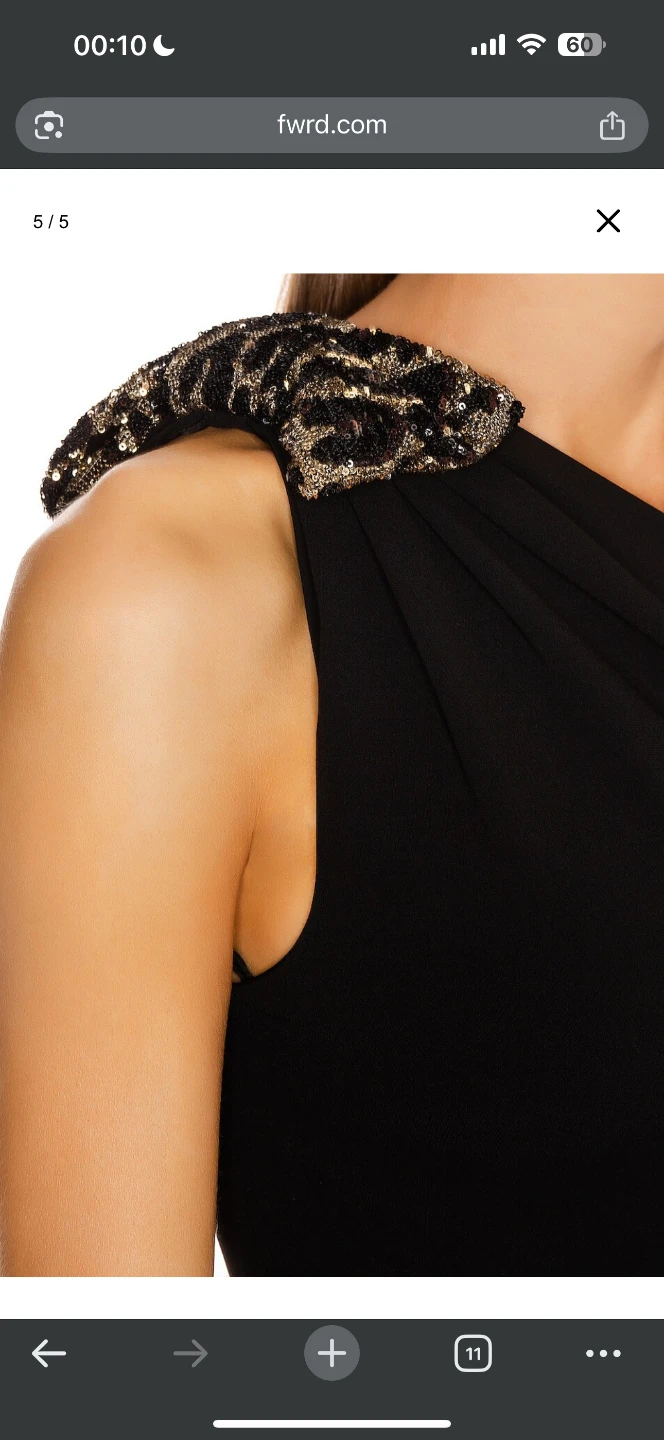 Miu Miu Black One Shoulder Mini Dress - photo 5