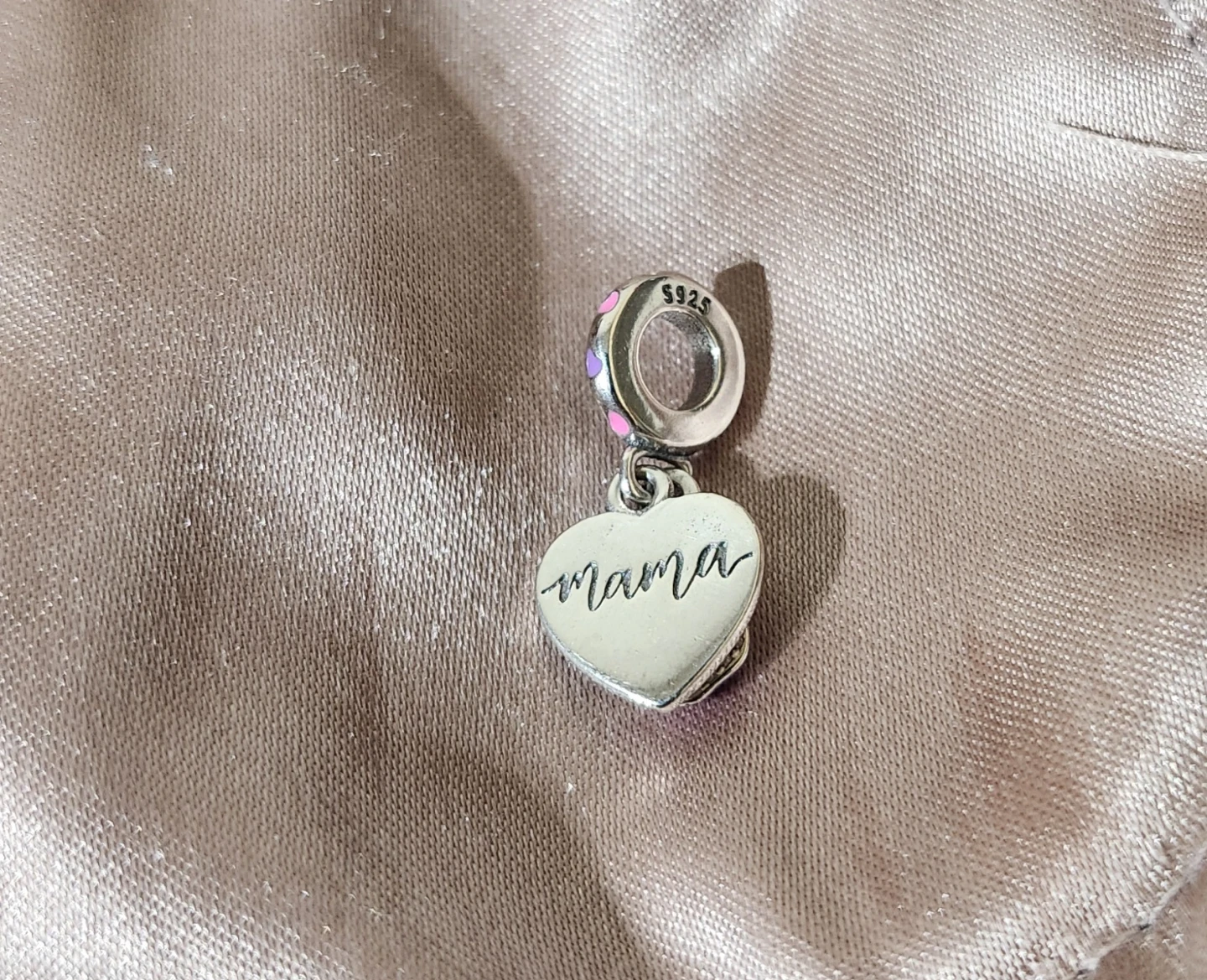 Heart "Mama" Charm with "Home is Where Mama Is" - photo 3