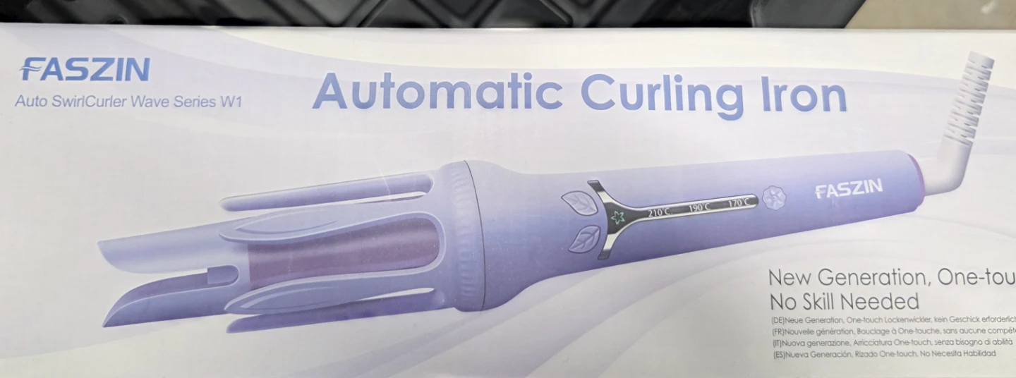 Faszin Automatic Curling Iron - Auto SwirlCurler Wave Series W1