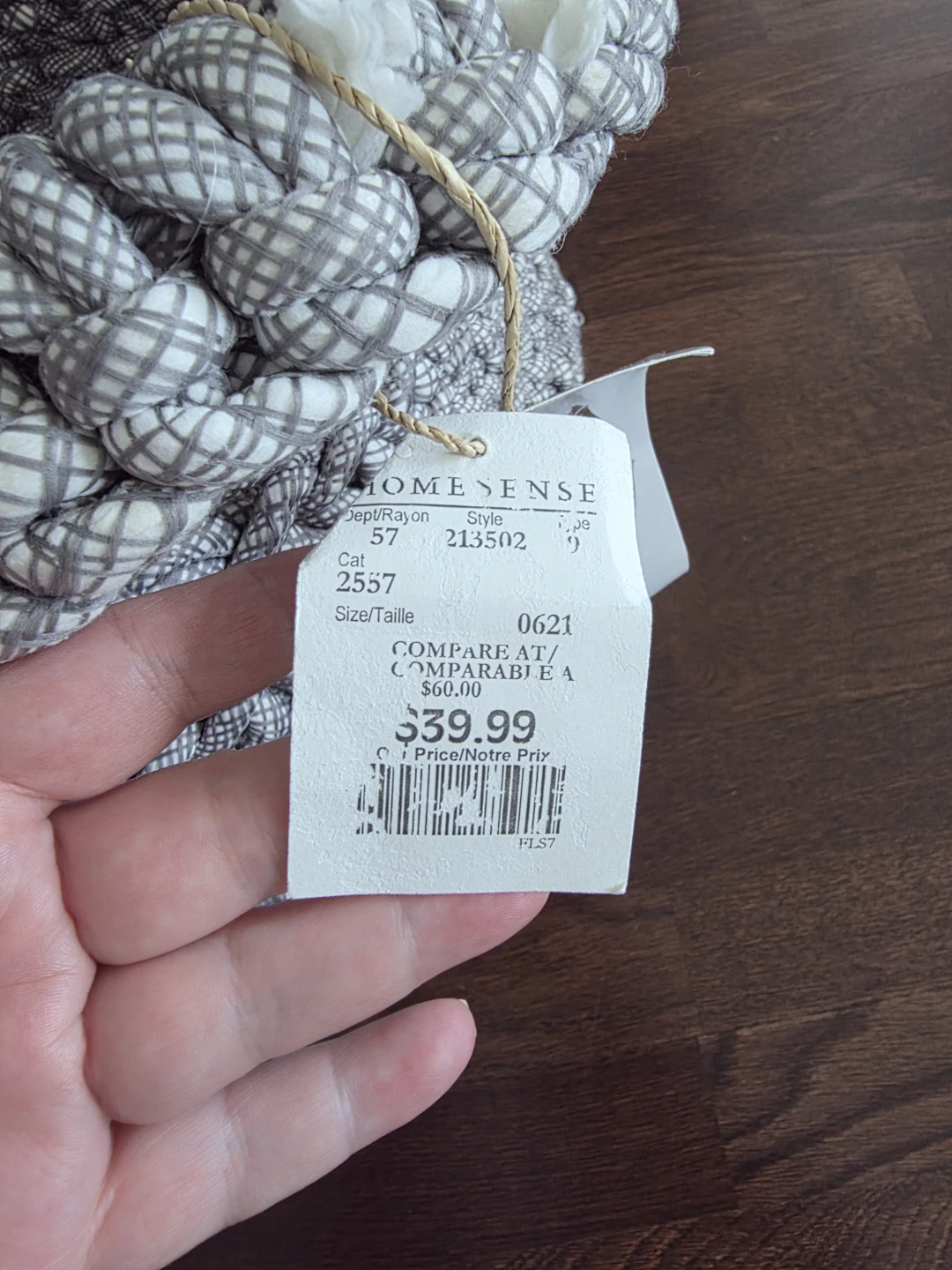 HomeSense Woven Storage Basket - photo 2