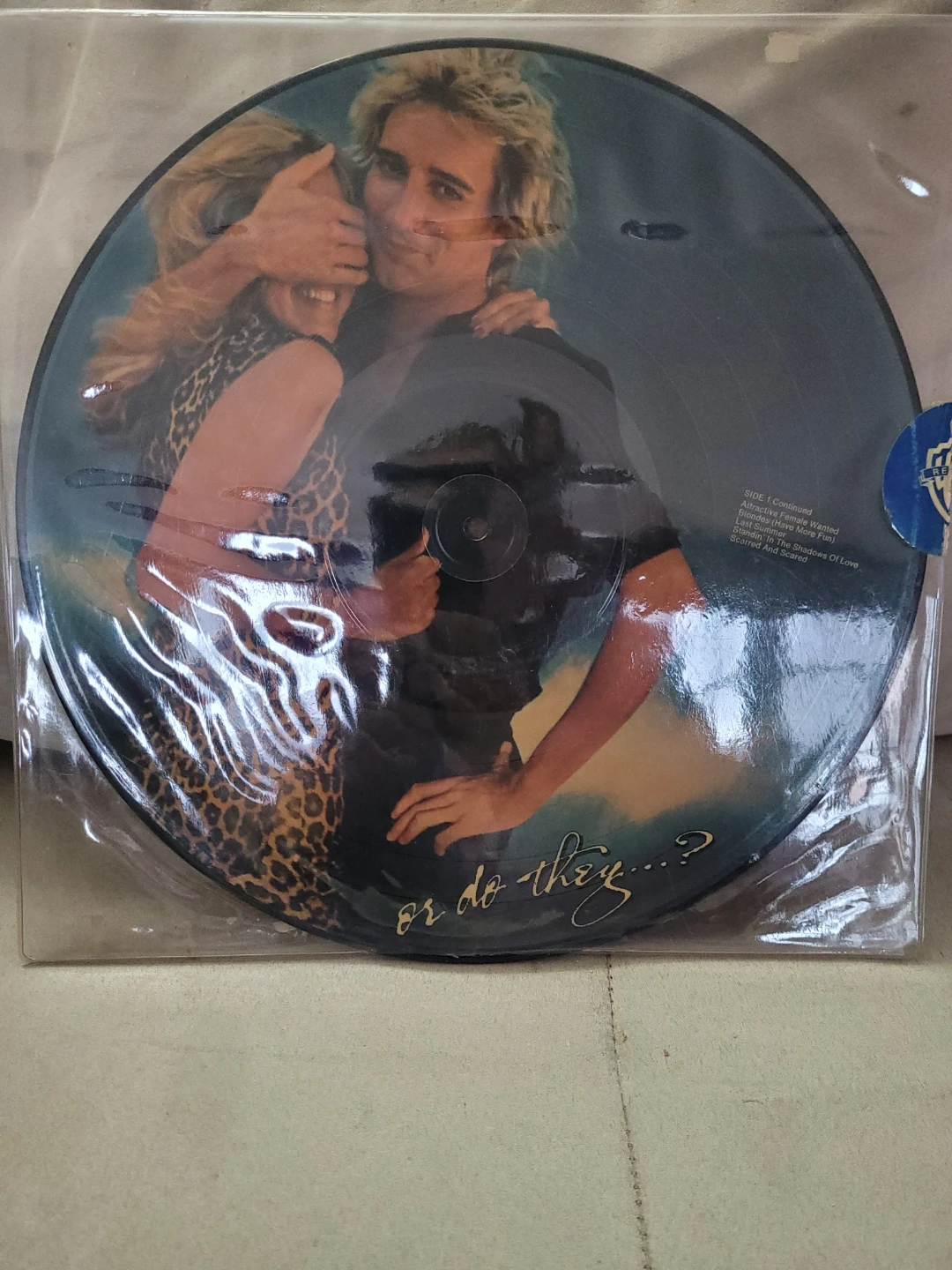 Rod Stewart Blondes Have More Fun Picture Disc Vinyl Record - photo 2