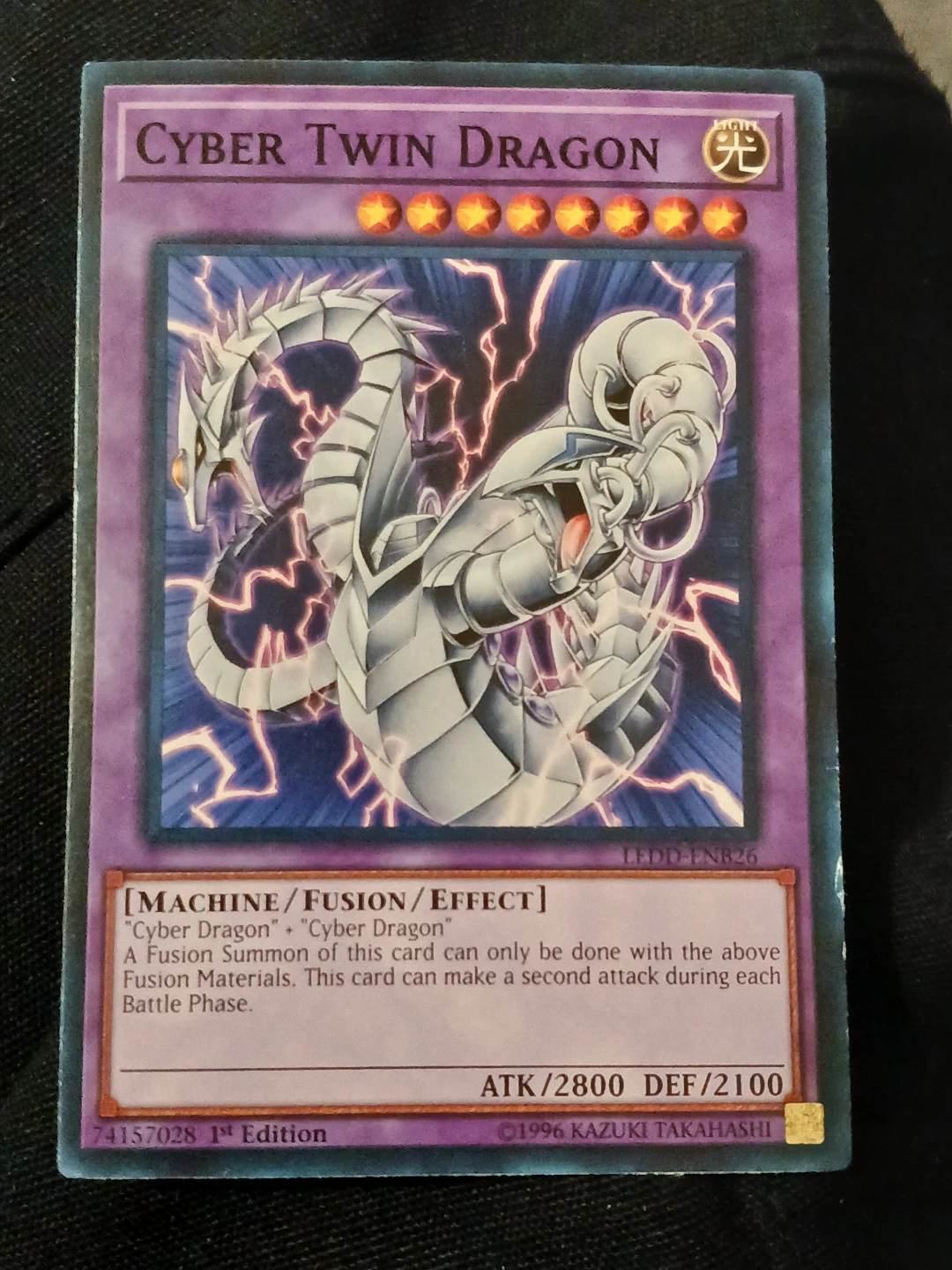 Yu-Gi-Oh! Cyber Twin Dragon 1st Edition Trading Card