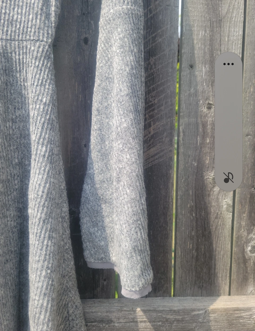 American Eagle Outfitters Grey Ribbed Long Sleeve Peplum Dress S - photo 5