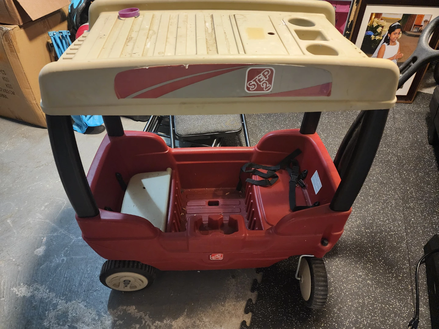 Step2 Red Wagon with Canopy