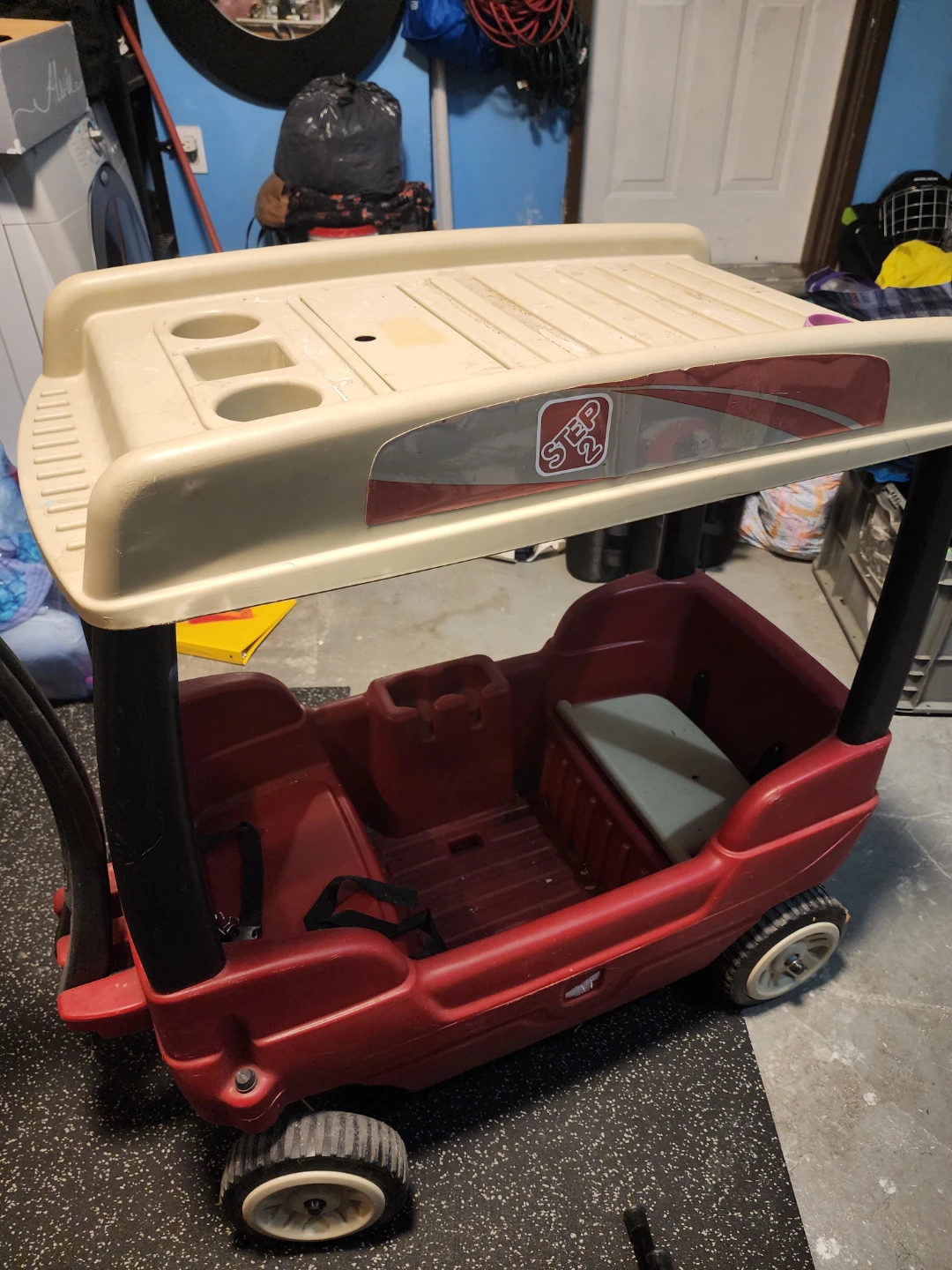 Step2 Red Wagon with Canopy - photo 2