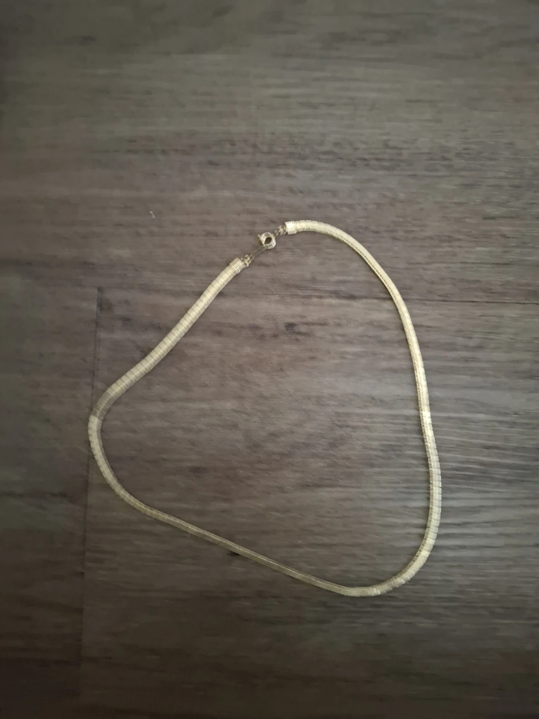 Gold Tone Snake Chain Necklace