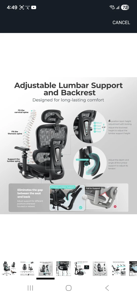 Morkprism Ergonomic Chair - photo 3