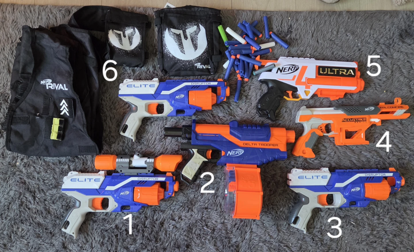 Nerf gun lot (see description)